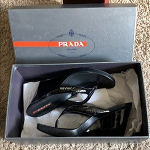 Prada wedges